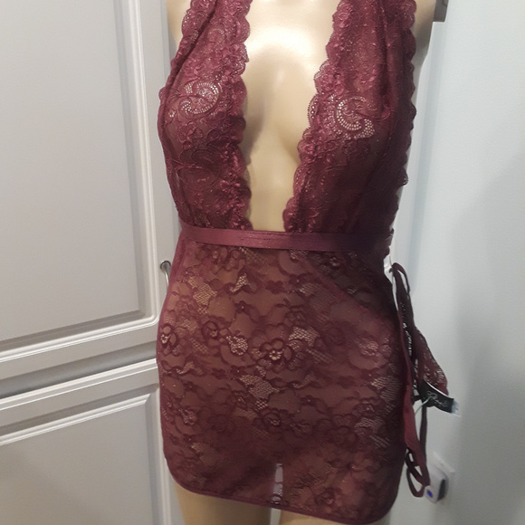 Oh La La Cheri Other - NEW Plum Lingerei S w G String Panty